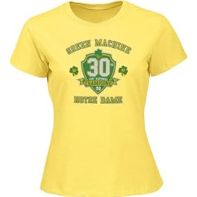 Notre Dame Fighting Irish Women's 30th Anniversary Green Machine Tee