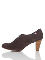 El Ganso Zapatos Tacón Oxfrod Ante (Marrón)