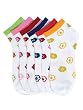 Lot of 3 Pairs Womens Pattern Ped Socks