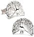 Peacock Cufflinks - Animal Themed Formal Wear - Cufflinks