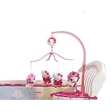Bedtime Originals Hello Kitty and Puppy Musical Mobile - Pink