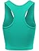 Simlu Women Basic Sleeveless Sexy Racerback Cotton Bustier Cropped Tank Top Vest