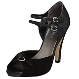  : Nine West Women's Oreta Ankle Strap Pump,Black Reptile,8 M US