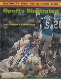 Jim O'Brien autographed Sports Illustrated Magazine (Baltimore Colts)