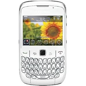 BlackBerry Curve 8520 - Smartphone - GSM - clavier complet - BlackBerry OS - blanc - reconditionné(e)