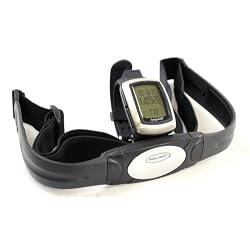 GSI Super-Quality All-In-One Waterproof Exercise Monitoring System With Built-In USB Interface - Heart Rate Monitor Watch, 3D Sensor - Transmitter Chest Belt - Measures Distance, Speed, Steps, Calories and Fat - For Running, Jogging and Walking - Upload Data to Computer - Alarm and Stopwatch Functions