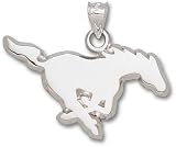 SMU Mustangs Solid Sterling Silver Mustang Giant Pendant