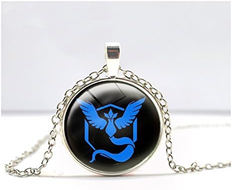 Miss Swordsman Pokeball Pokemon Pendent Mega Stone Necklace Pokemon Necklace (Silver)