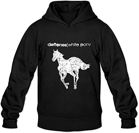 HTQMI Deftones White Pony Logo Men's Pullover Black
