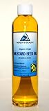 Mustard Oil Unrefined Organic Carrier Cold Pressed Pure 8 oz