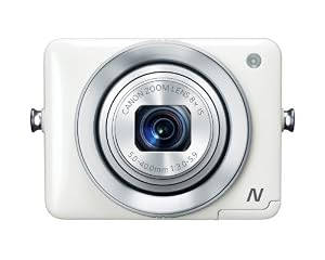 Canon PowerShot N 12.1 MP CMOS Digital Camera with 8x Optical Zoom and 28mm Wide-Angle Lens (White)