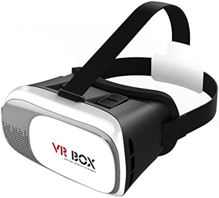 RINE COOOO VR BOX 3D Virtual Reality Glasses 3D VR Headset Glasses Compatible with 3.5"-6.0" IOS Android Smartphones For 3D Movies and Games