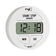 TFA 38.2022.02- Temporizador y cron�metro , 54 x 54 x 16.5 mm, LR44, Blanco