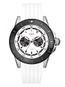 GUESS White Rubber Strap Watch
