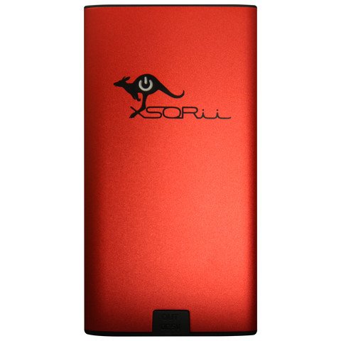 6000 mAh PowerBar Portable Charger Red Photo