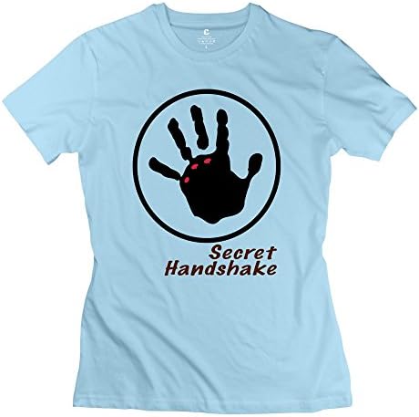 SIFU Women's Secret Handshake SCW T-shirt SkyBlue M