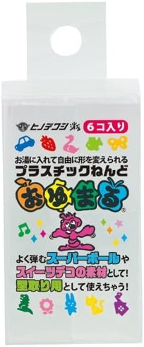 Oyumaru Reusable Modelling Compound Clear 6 Pack by Hinodewashi