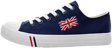 Xiaxian Couple Vanvas Casual Fashion Shoes For Man(8 D(M)US,Blue)