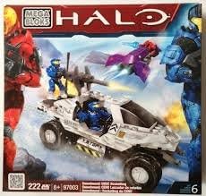 Halo Wars Mega Bloks LOOSE Mini Figure White UNSC Pilot with Magnum (Series 4)