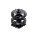 1/4" Sabot avec 2 contre �crous pour fixation sur griffe flash
