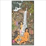The Ancient Waterfall Painting - Bali Art - New Arrivals - CraftNetwork