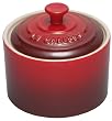 Le Creuset Stoneware Sugar Bowl with Lid, Cerise, 300 ml