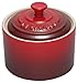 Le Creuset Stoneware Sugar Bowl with Lid, Cerise, 300 ml