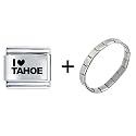I Heart Tahoe Italian Charm Bracelet