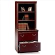 Bush Furniture Birmingham Lateral File with Hutch Set