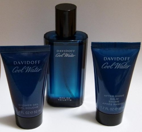 Davidoff Cool Water Man EdT 75ml + Shower Gel 50ml + Aftershave Balm 50ml Preisvergleich
