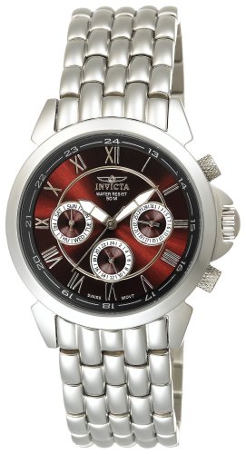Invicta Men's II Collection Brown Dial Silver-Tone Watch #4244
