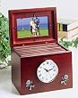 Golf Photo Album with Quartz Clock