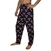 Mens MLB Boston Red Sox Cotton Thermal Sleepwear / Pajama Pants - Dark Blue & Red