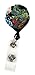 Buttonsmith® Hokusai Dragon Deluxe Retractable Badge Reel With Alligator Clip and Extra-Long 36 inch Standard Duty Cord - Made in the USA, 1 Year Warranty