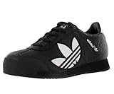 IMAGE OF Adidas Kids' Samoa Trefoil XL Casual Shoe Black, White (6)