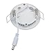 Lemonbest LED Panel Light + LED Driver , 9W Round Recessed Down Light, Warm White