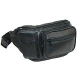 Leather Fanny Pack with Cell Phone Pocket