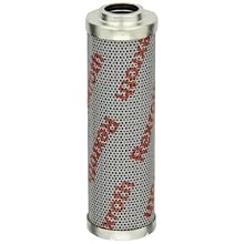 Bosch Rexroth R928017145 Micro-glass Filter Element, Cartridge Type, 0.87" ID x 1.85" OD x 6.01" Tall, 6 Micron (Absolute), Without Bypass Valve; Removes Particle Contaminants and Protects Hydraulic Systems