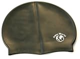 Black Silicone Swim Cap