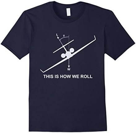 This is how we roll Aviation Pilot Cool T-shirt 2016 - Male 3XL - Navy