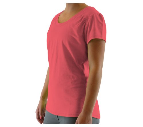 Ryka Apparel Women's Cap Sleeve Tee, Coral Rose, 2X-Large