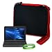 Toshiba Mini Netbook Case Hard Cube BLACK with Shoulder Strap and Attached Pocket for Toshiba Mini NB255-N245 10.1-Inch Netbook (Black Oynx) + Live * Laugh * Love Vangoddy Wrist Band!!!