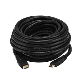 Monoprice 30ft 24AWG CL2 Standard HDMI Cable - Black