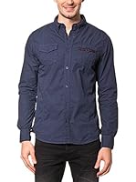 AMERICAN PEOPLE Camisa Hombre Daryle (Azul Marino)