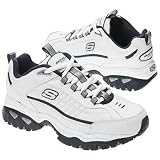 Skechers Shoes, After Burn Sneakers White/Navy 10W