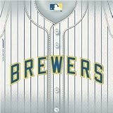 Milwaukee Brewers Party Napkins - 36 Ct