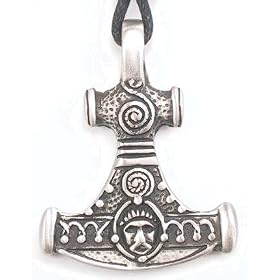 NEW Mythic Design THOR'S HAMMER Pewter PENDANT Necklace