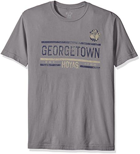 NCAA Georgetown Hoyas Men's Dyed Tee, Titanium, XX-Large
