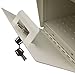 Mail Boss 7107 Curbside Locking Security Mailbox, Cream White