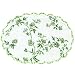 April Cornell Calais Green/ivory Oval Quilted Placemat